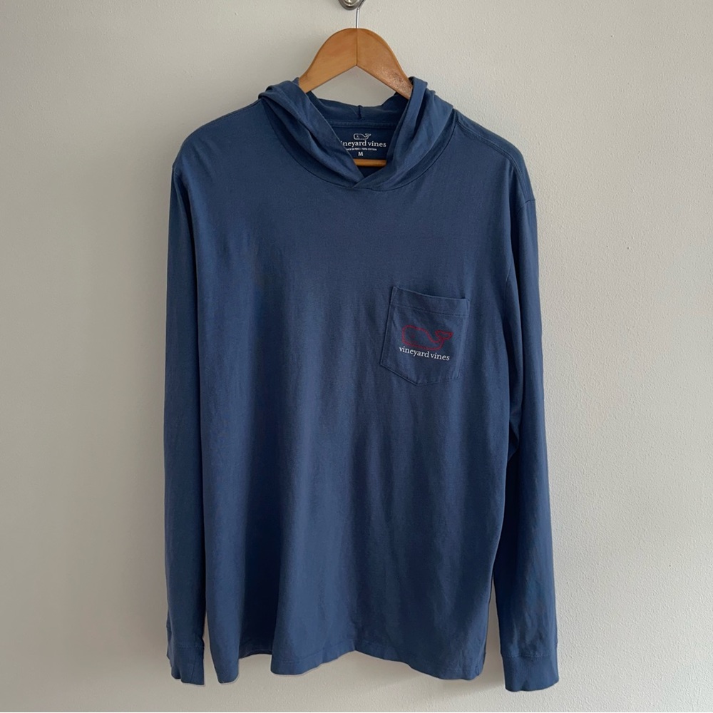 Vineyard Vines Men’s Blue Long Sleeve Hoodie
